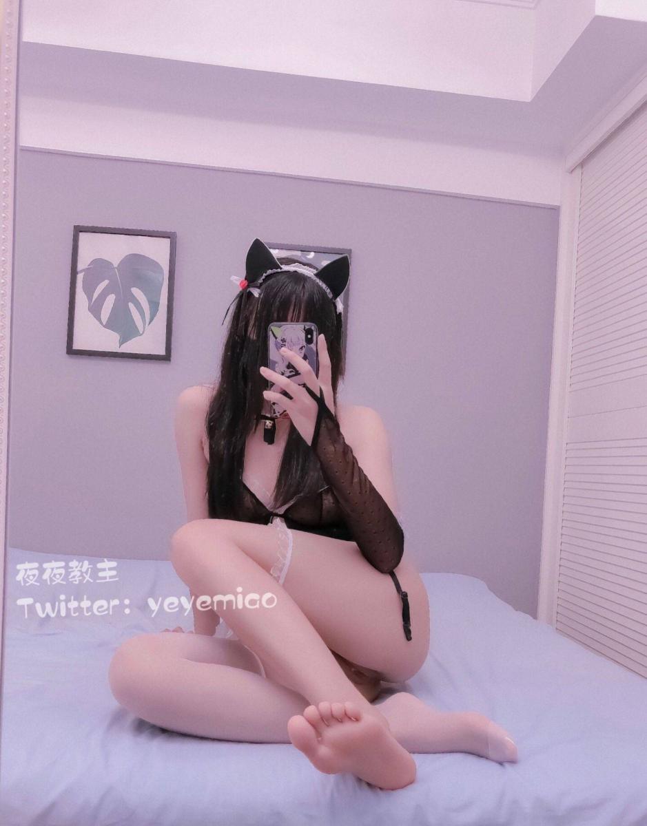 [夜夜教主] Black Cat Girl - (63P)
