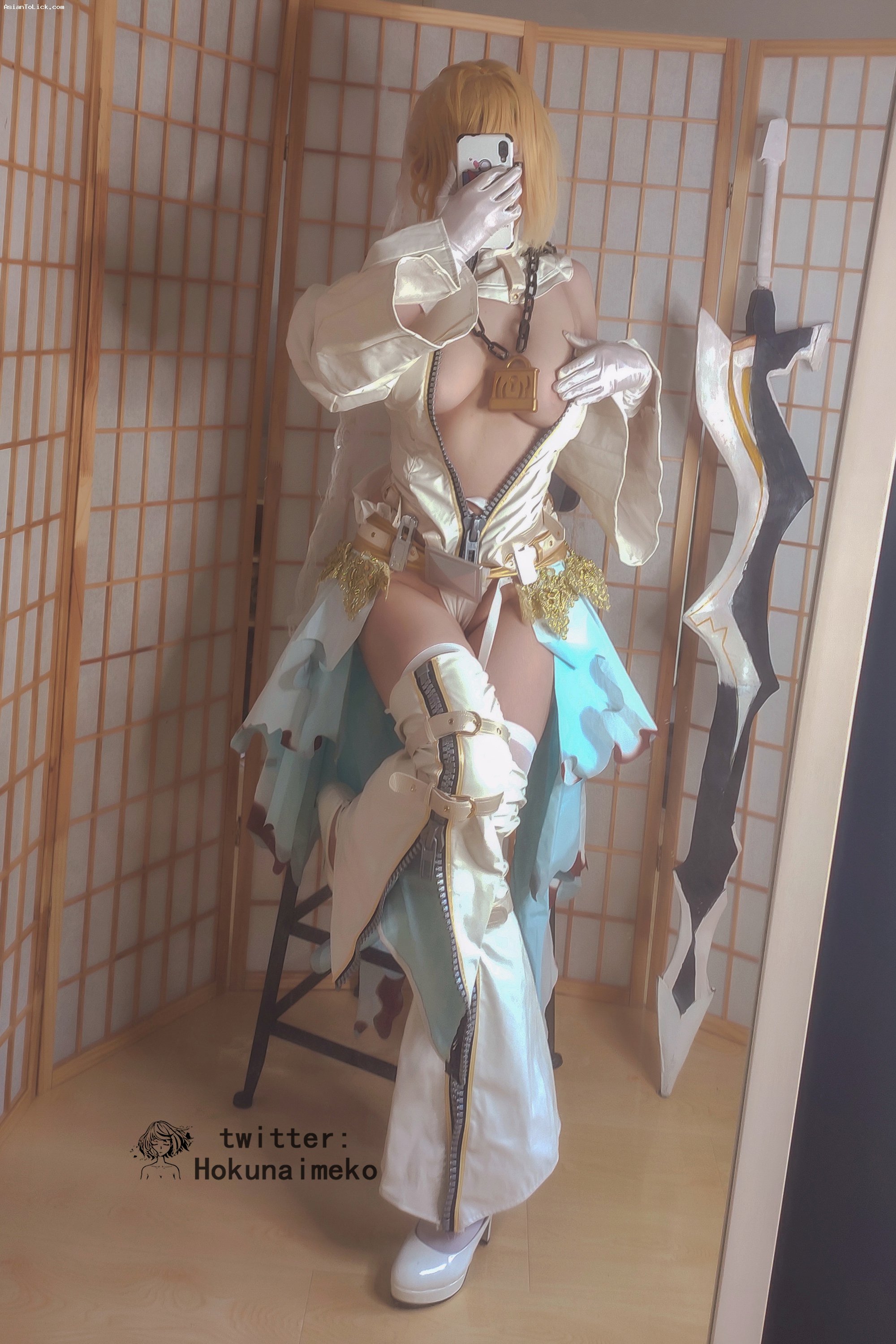 Fate/Grand Order Cosplay - Hokunaimeko Nero Bride Selfie Collection 25 