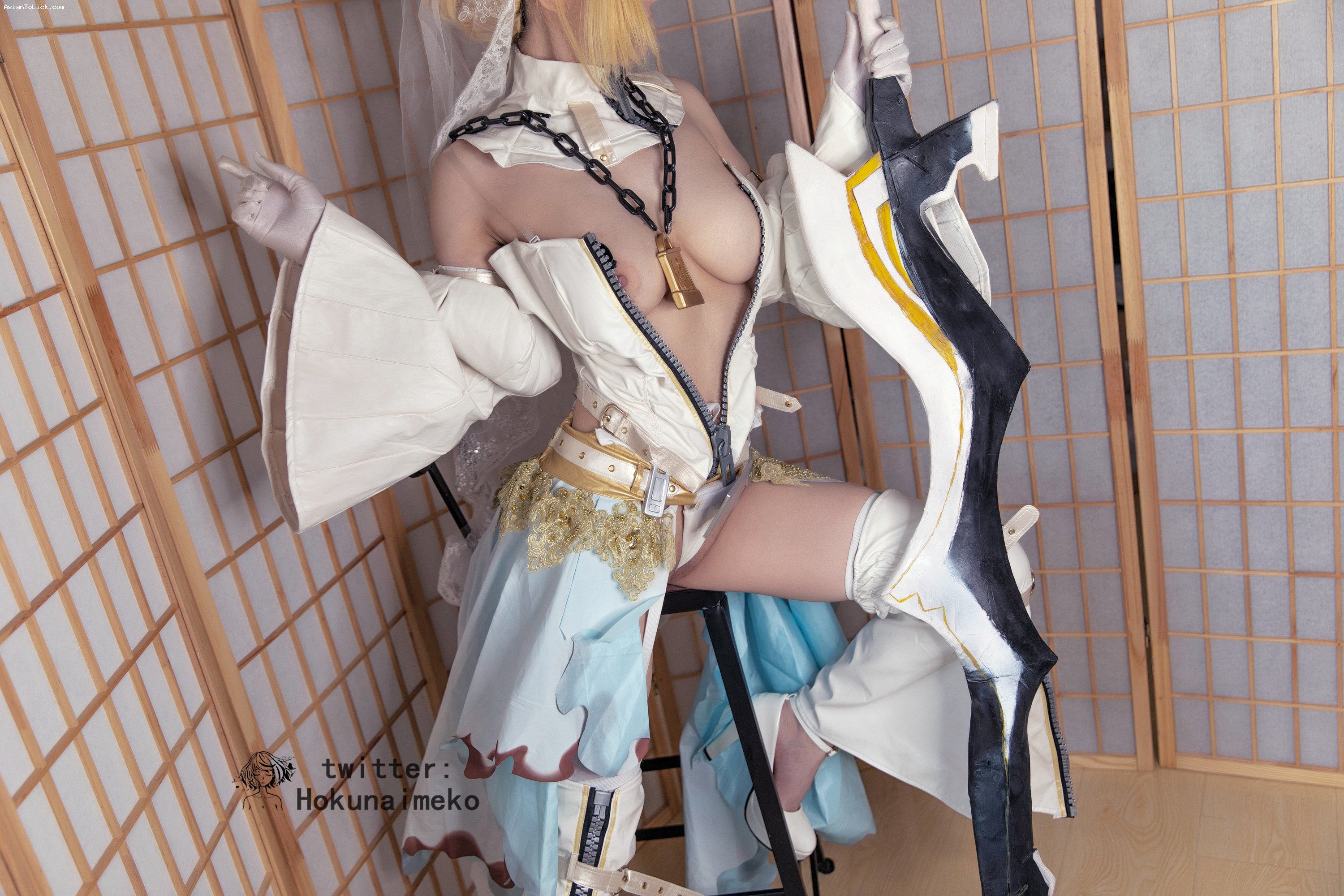 Fate/Grand Order Cosplay - Hokunaimeko Nero Bride Selfie Collection 25 