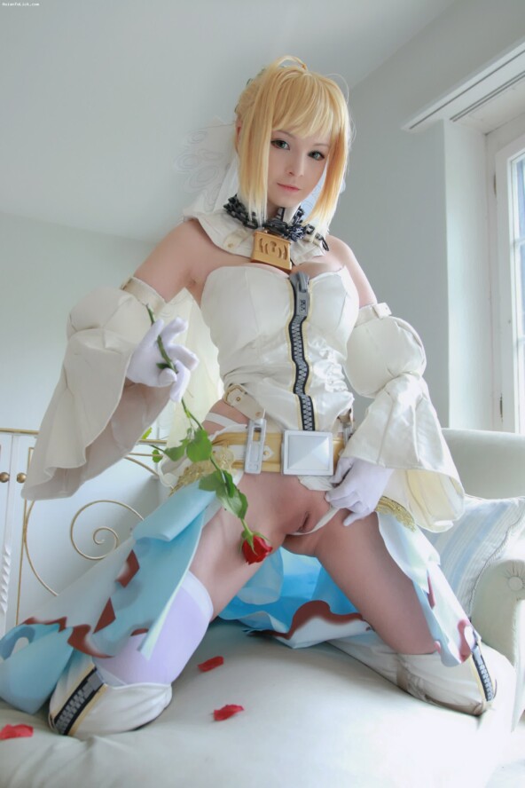 Nero Bride - Hidori Rose Nude Cosplay 9 Nero Bride - Hidori Rose Nude Cosplay