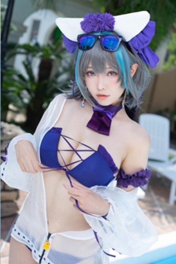 Ely – Cheshire Swimsuit (Azur Lane) 4 Ely Cheshire Swimsuit Azur Lane Cover 26014504 592x888 c