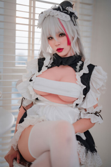 Coser@轩萧学姐 - 碧蓝航线 埃吉尔女仆 967