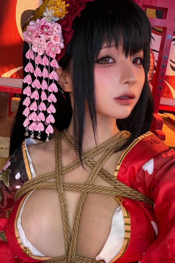Coser@蠢沫沫 - 狂三和服cos Part5 4 Coser@蠢沫沫 - 狂三和服cos Part5