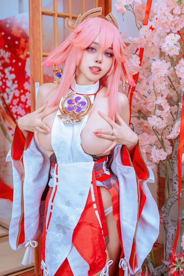 Byoru - Yae Miko x Raiden Shogun【Genshin Impact】 1 8 Byoru - Yae Miko x Raiden Shogun【Genshin Impact】 1