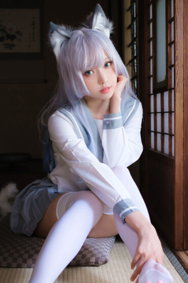 Coser@ElyEE Ely_eee - 緣廊白貓 1