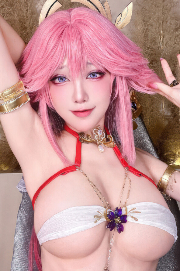 Coser@ Mizu淼aqua - 八重神子 舞娘 6 Coser@ Mizu淼aqua - 八重神子 舞娘