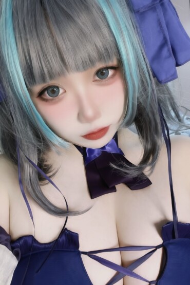 Coser@贞子蜜桃 - 碧蓝航线 柴郡泳装 1277