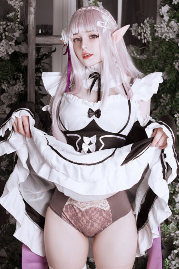 Coser@Tenletters - Emilia Re_Zero 4 Coser@Tenletters - Emilia Re_Zero