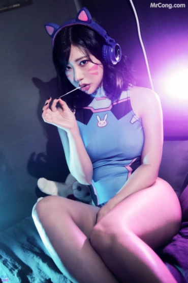 [BLUECAKE] Luci (루시): Hello I am D.Va Kim (80 photos)