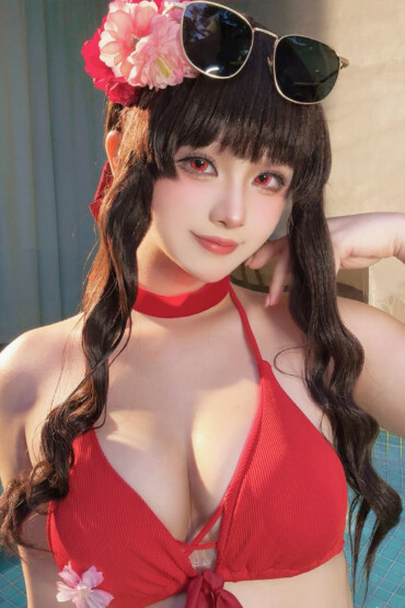 Coser@屿鱼 - 樱花泳装 1431 2 Coser@屿鱼 - 樱花泳装 1431