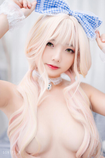 Coser@Messie Huang - Blue Maid (20P)