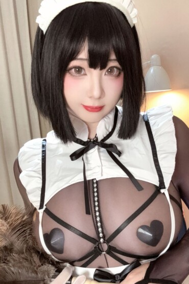 Coser@ Pippi Milk is cute - Maid Self Shot (61P) 4 Coser@ Pippi Milk is cute - Maid Self Shot (61P)