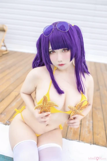 Coser@贞子蜜桃: 碧蓝航线 波拉泳装 (23 photos) 8 9 Coser@贞子蜜桃: 碧蓝航线 波拉泳装 (23 photos) 8