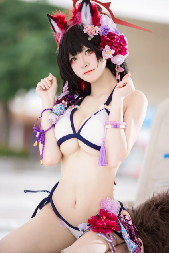 Jiu Qi Meow - Wakazao Swimsuit (Azure Archive) 8 Jiu Qi Meow - Wakazao Swimsuit (Azure Archive)