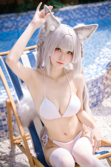Coser@ Jiu Qi Meow - Asanagi Swimsuit (30P)