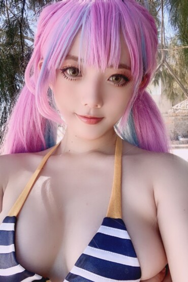 Coser@Messie Huang - Aqua Bikini (35P)