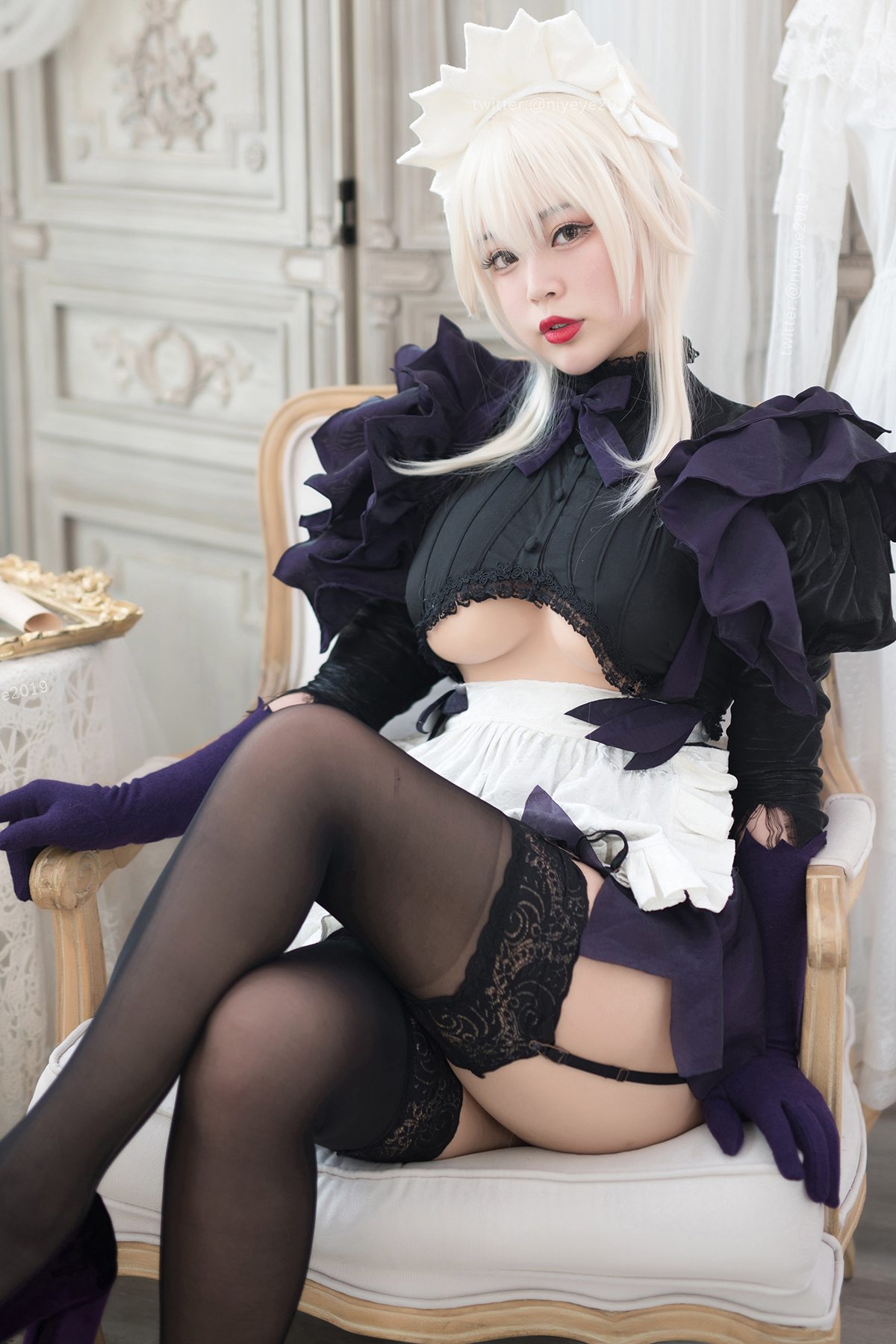 Coser@ White Wo Vol.054 黑枪呆女仆 Coser@ White Wo Vol.054 黑枪呆女仆