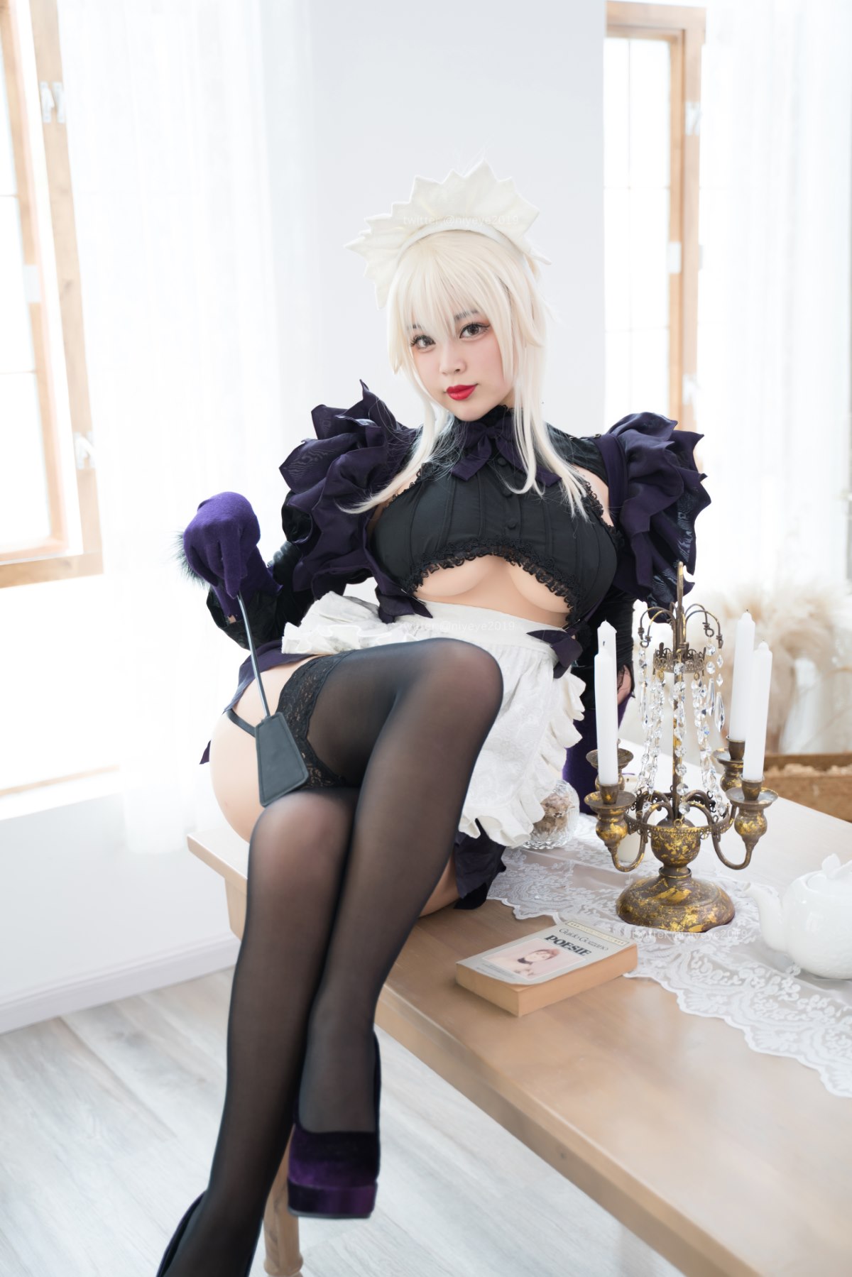 Coser@ White Wo Vol.054 黑枪呆女仆 Coser@ White Wo Vol.054 黑枪呆女仆