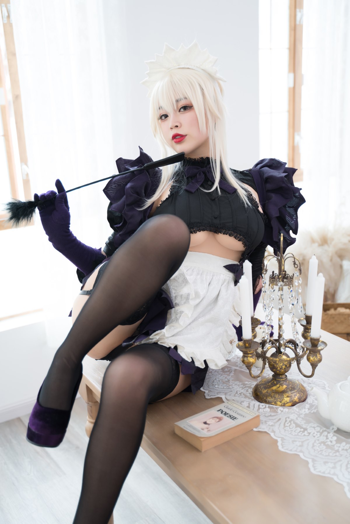 Coser@ White Wo Vol.054 黑枪呆女仆 Coser@ White Wo Vol.054 黑枪呆女仆