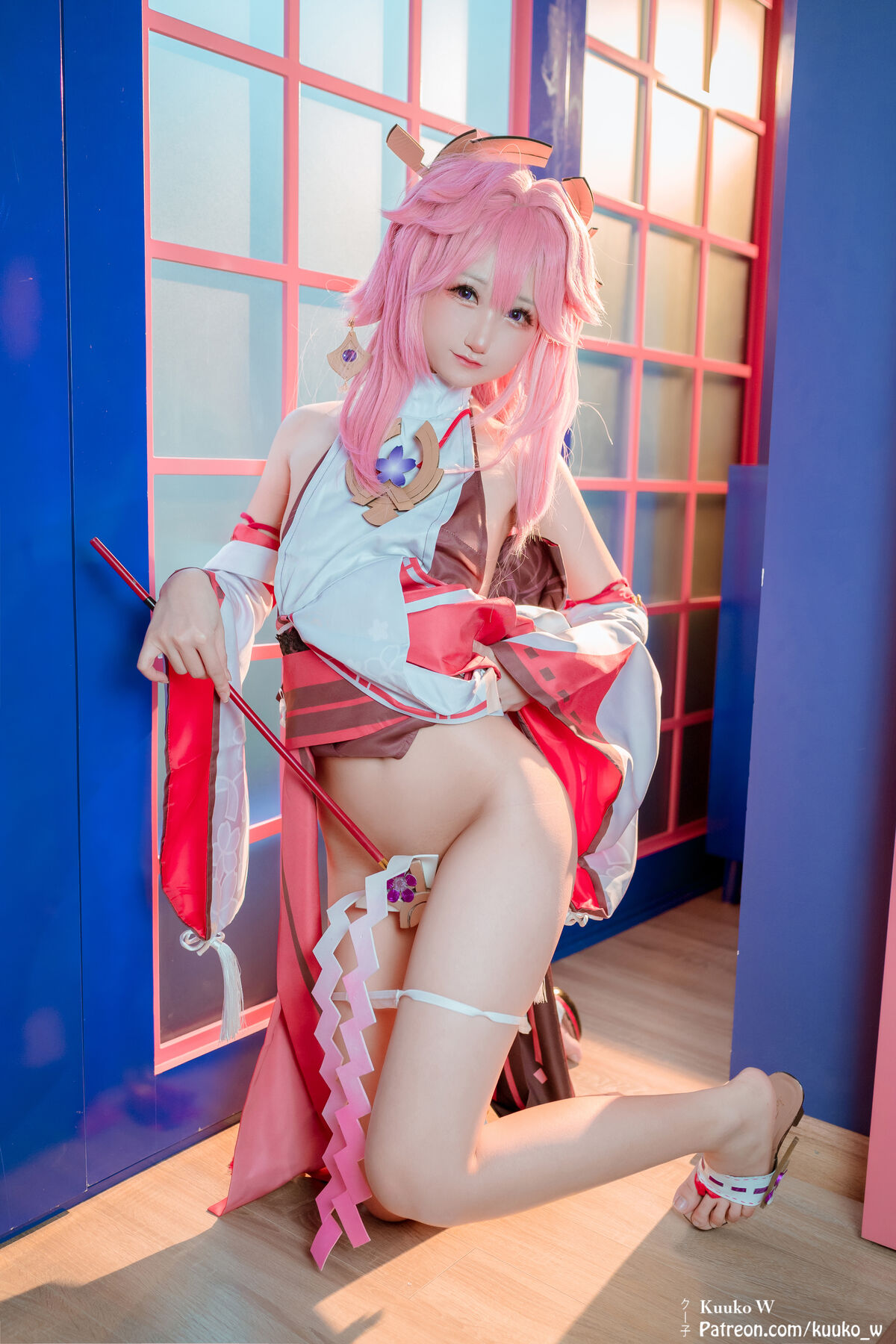 Coser@Kuukow - クー子 - Yae Miko (38P) Coser@Kuukow - クー子 - Yae Miko (38P)