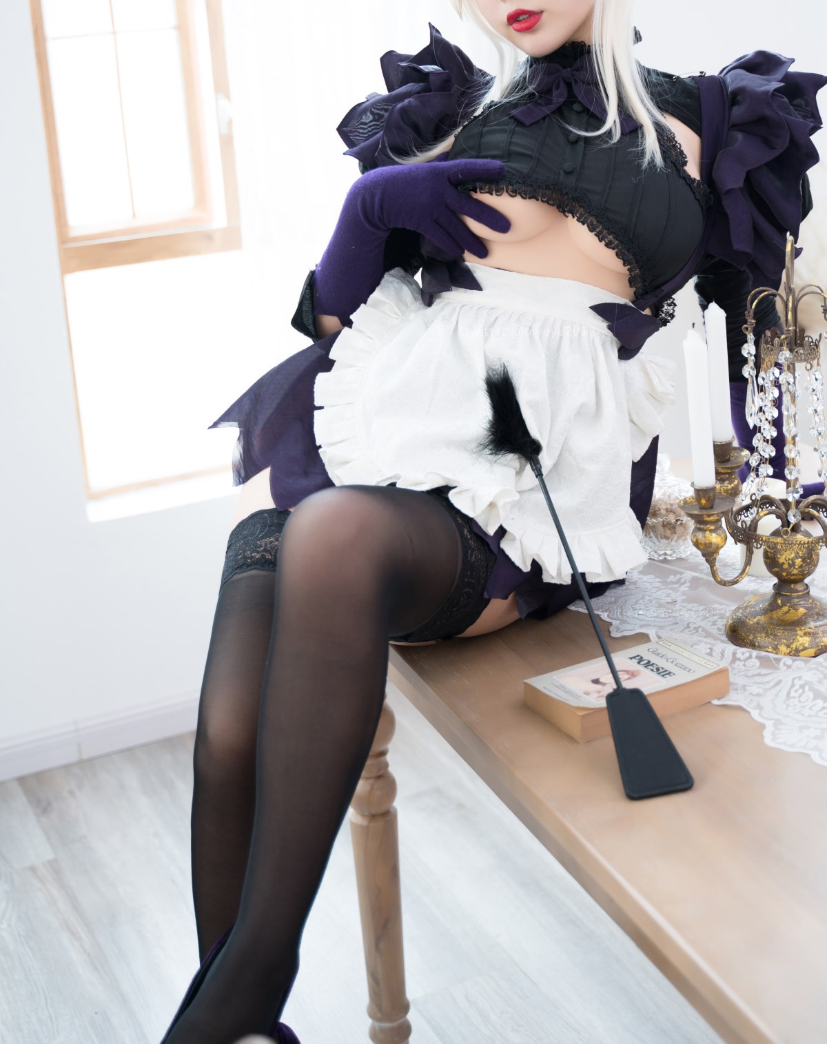 Coser@ White Wo Vol.054 黑枪呆女仆 Coser@ White Wo Vol.054 黑枪呆女仆