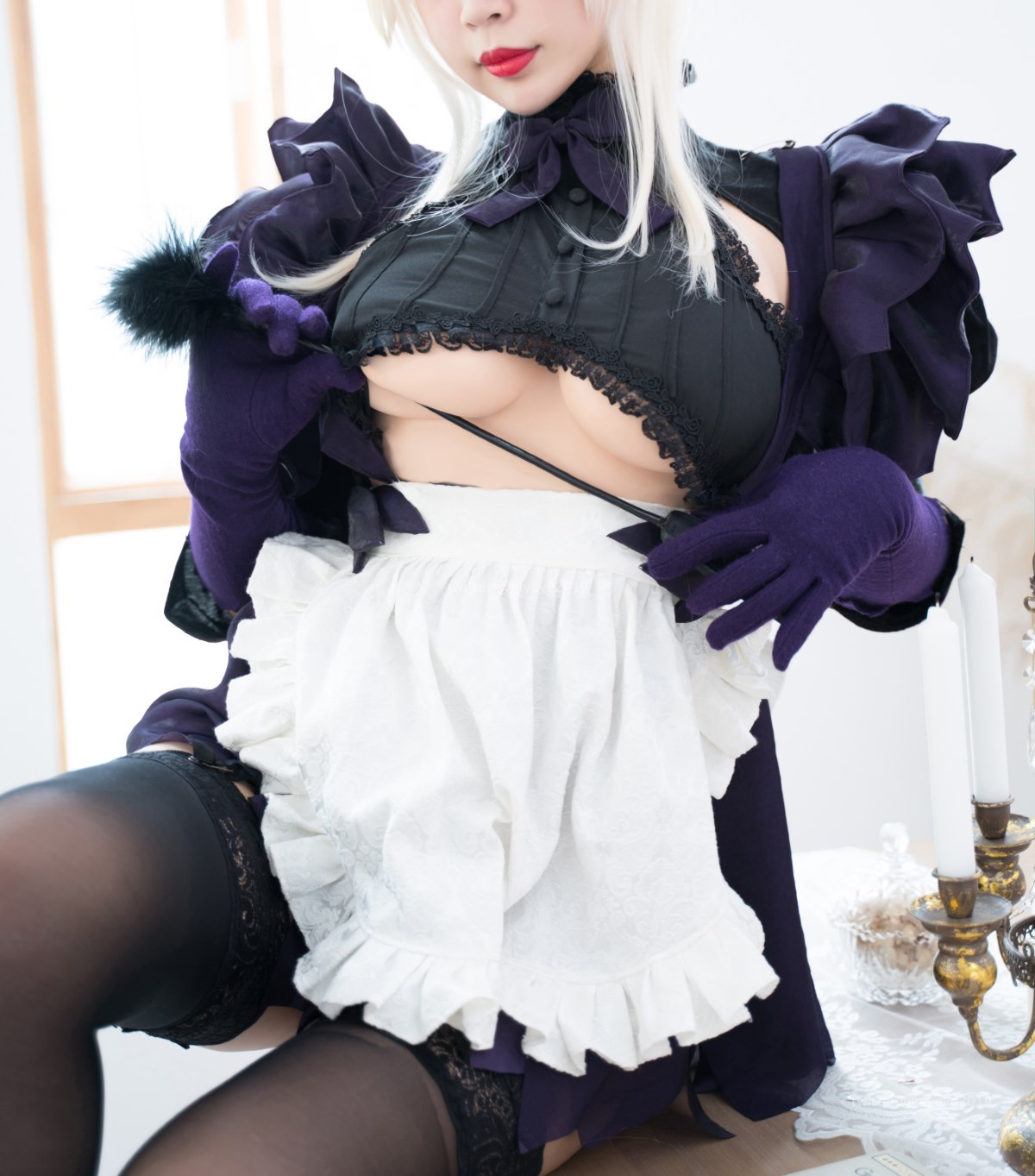 Coser@ White Wo Vol.054 黑枪呆女仆 Coser@ White Wo Vol.054 黑枪呆女仆