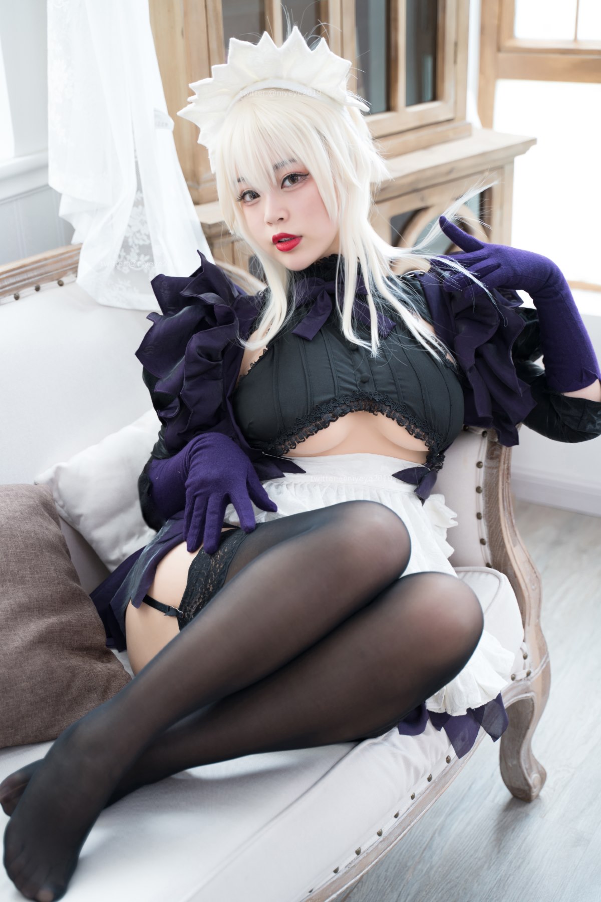Coser@ White Wo Vol.054 黑枪呆女仆 Coser@ White Wo Vol.054 黑枪呆女仆