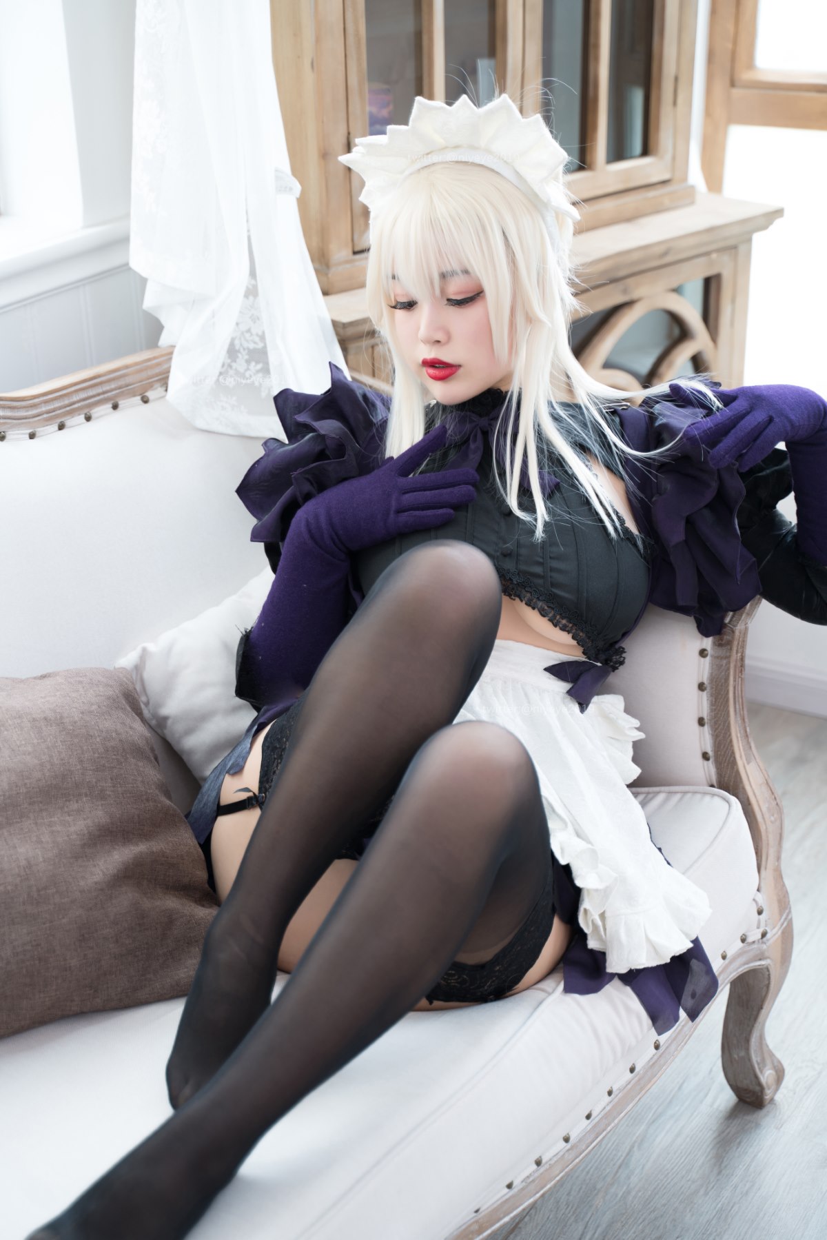 Coser@ White Wo Vol.054 黑枪呆女仆 Coser@ White Wo Vol.054 黑枪呆女仆