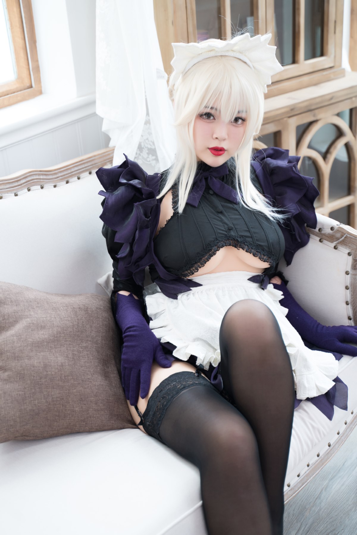 Coser@ White Wo Vol.054 黑枪呆女仆 Coser@ White Wo Vol.054 黑枪呆女仆