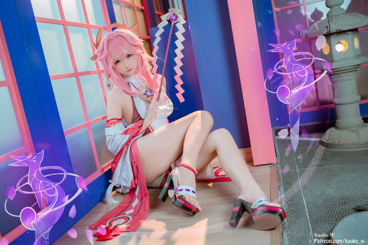 Coser@Kuukow - クー子 - Yae Miko (38P) Coser@Kuukow - クー子 - Yae Miko (38P)
