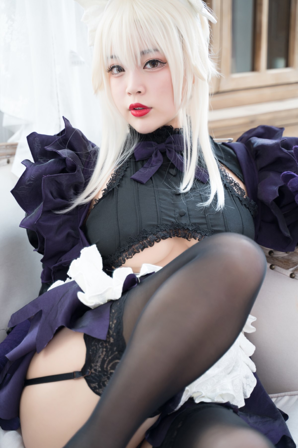 Coser@ White Wo Vol.054 黑枪呆女仆 Coser@ White Wo Vol.054 黑枪呆女仆