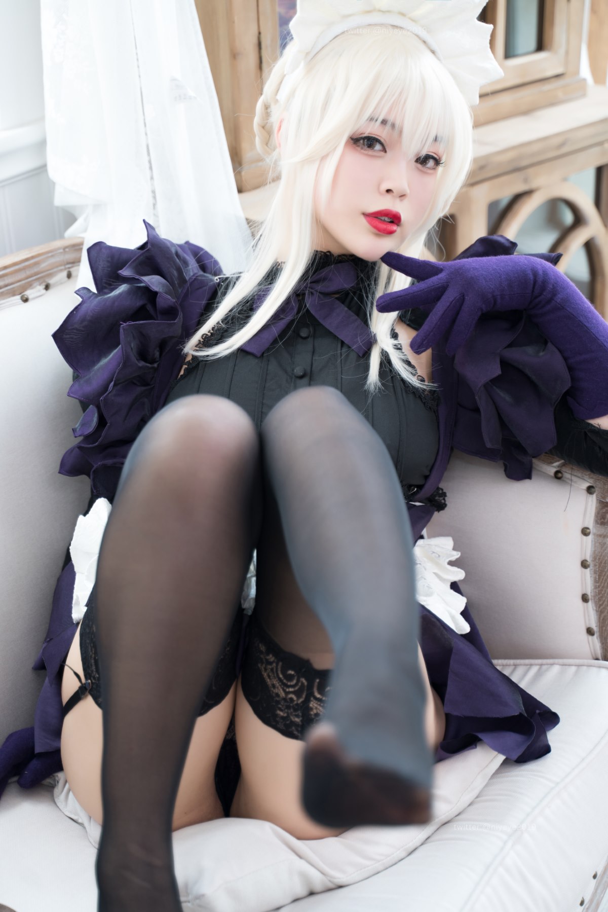 Coser@ White Wo Vol.054 黑枪呆女仆 Coser@ White Wo Vol.054 黑枪呆女仆