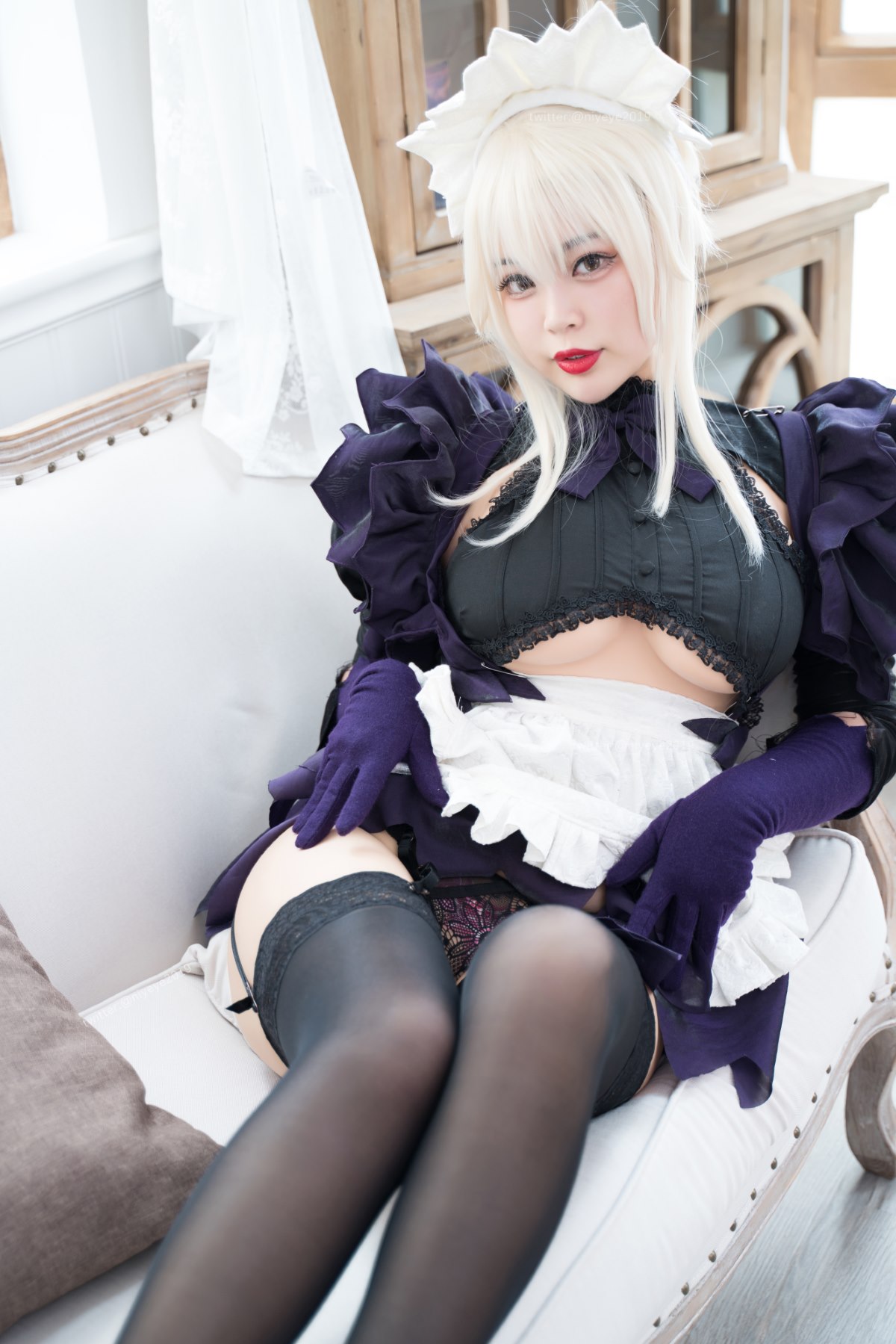 Coser@ White Wo Vol.054 黑枪呆女仆 Coser@ White Wo Vol.054 黑枪呆女仆