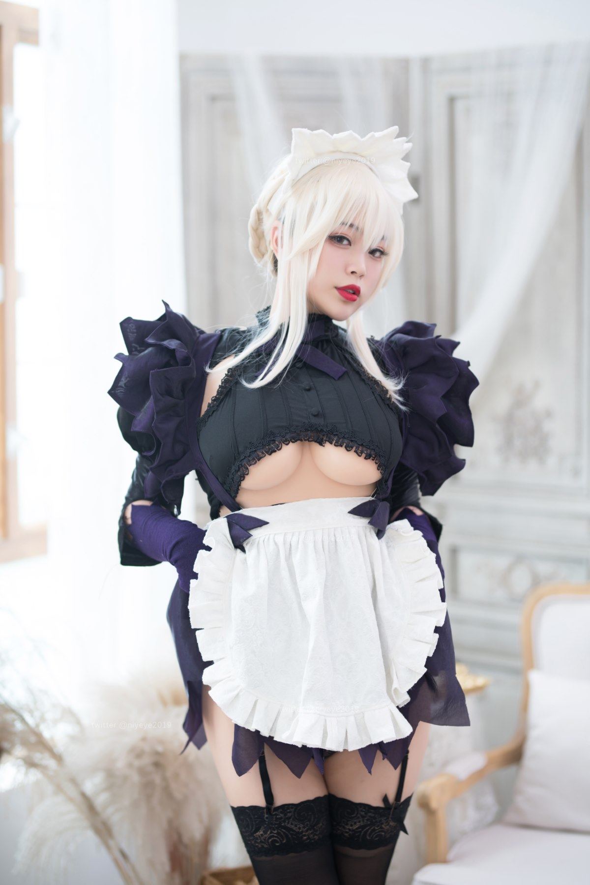 Coser@ White Wo Vol.054 黑枪呆女仆 Coser@ White Wo Vol.054 黑枪呆女仆