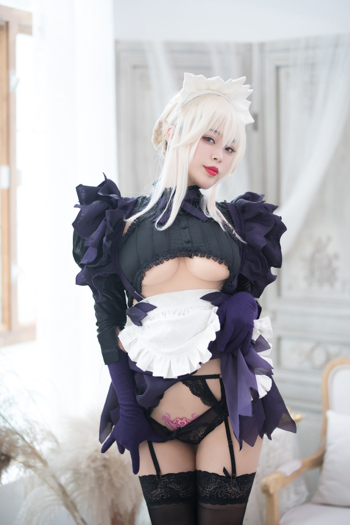 Coser@ White Wo Vol.054 黑枪呆女仆 Coser@ White Wo Vol.054 黑枪呆女仆