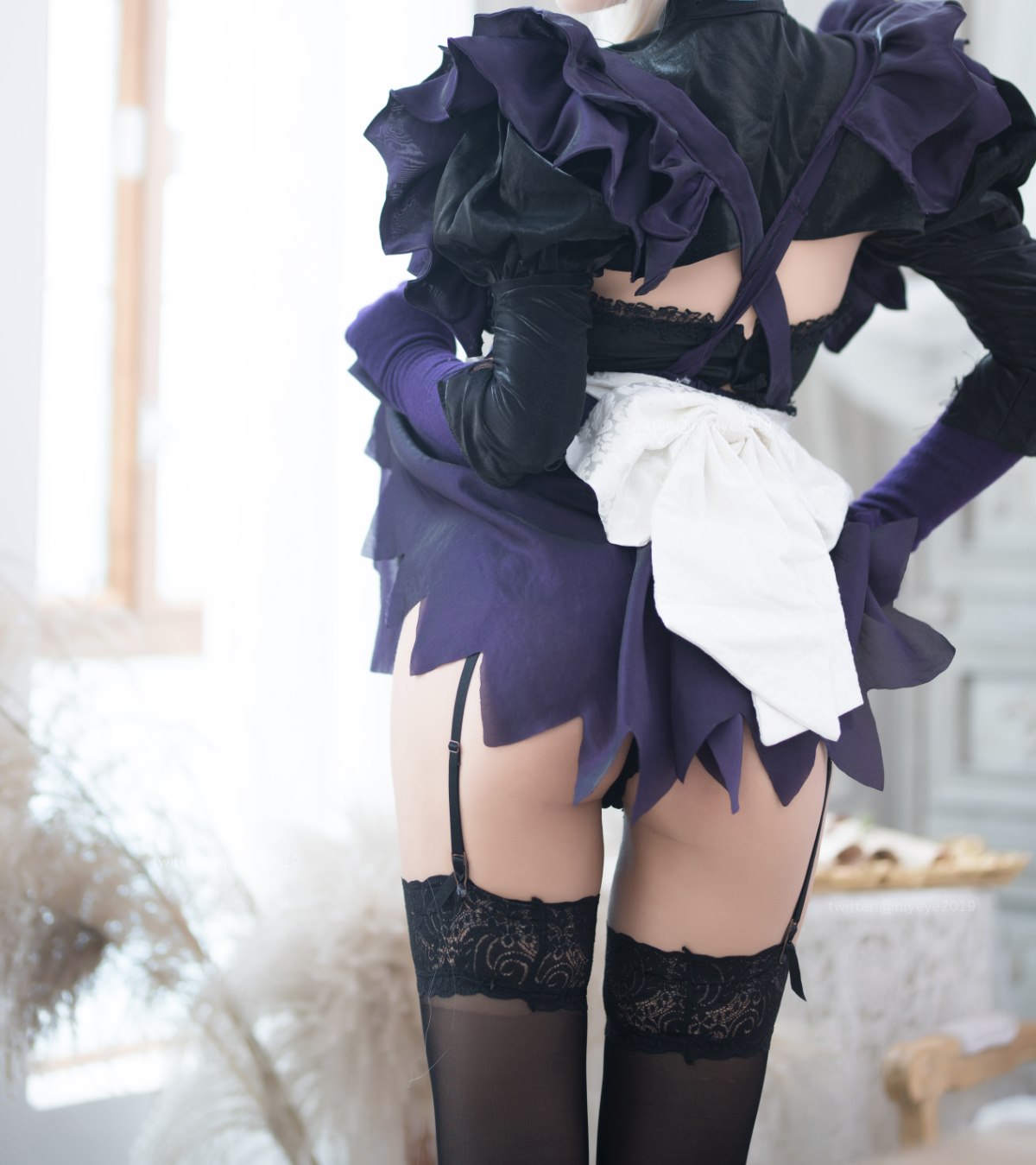 Coser@ White Wo Vol.054 黑枪呆女仆 Coser@ White Wo Vol.054 黑枪呆女仆