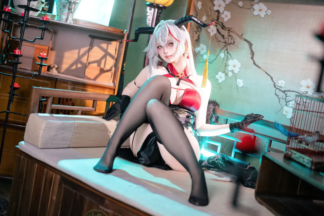 Yukako - Azure Route Egil cheongsam Yukako - Azure Route Egil cheongsam