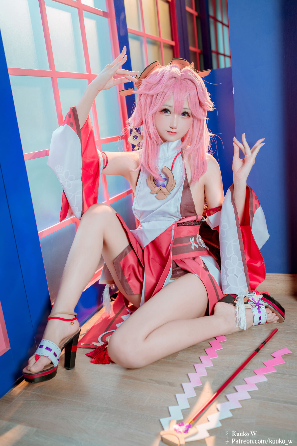 Coser@Kuukow - クー子 - Yae Miko (38P) Coser@Kuukow - クー子 - Yae Miko (38P)