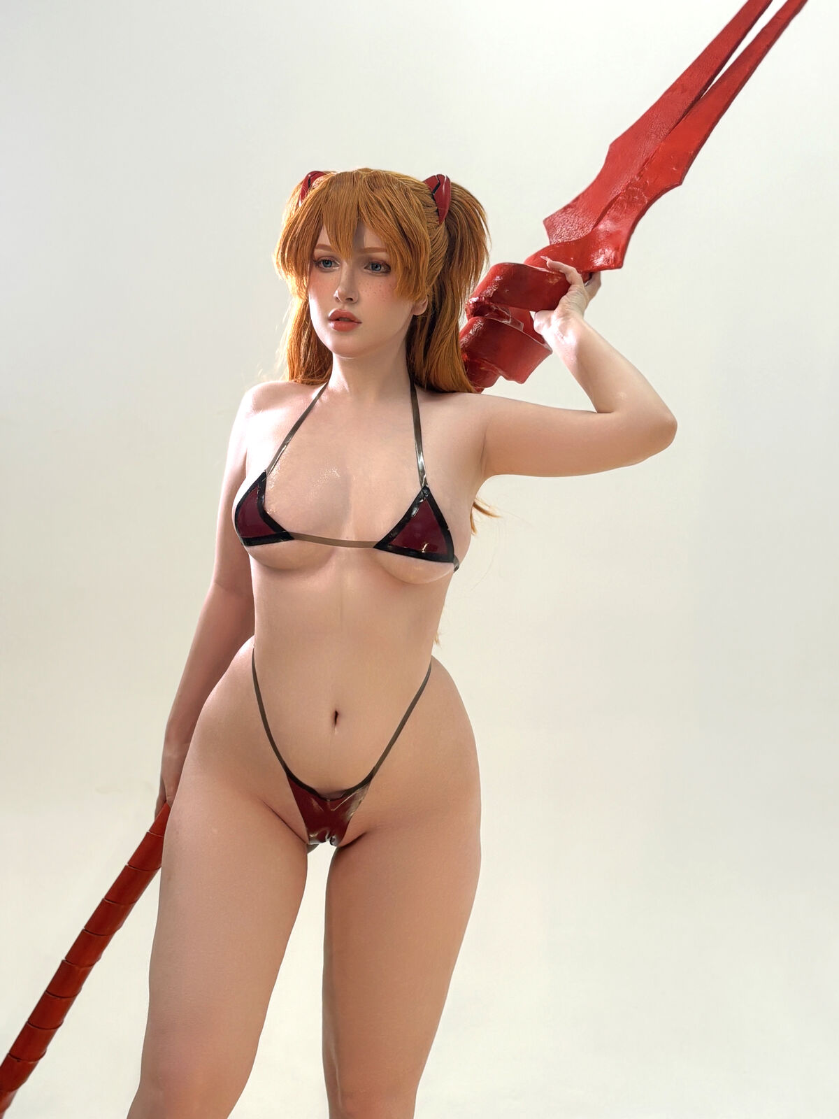 Coser@Ulichan - Asuka Latex New (49P) Coser@Ulichan - Asuka Latex New (49P)