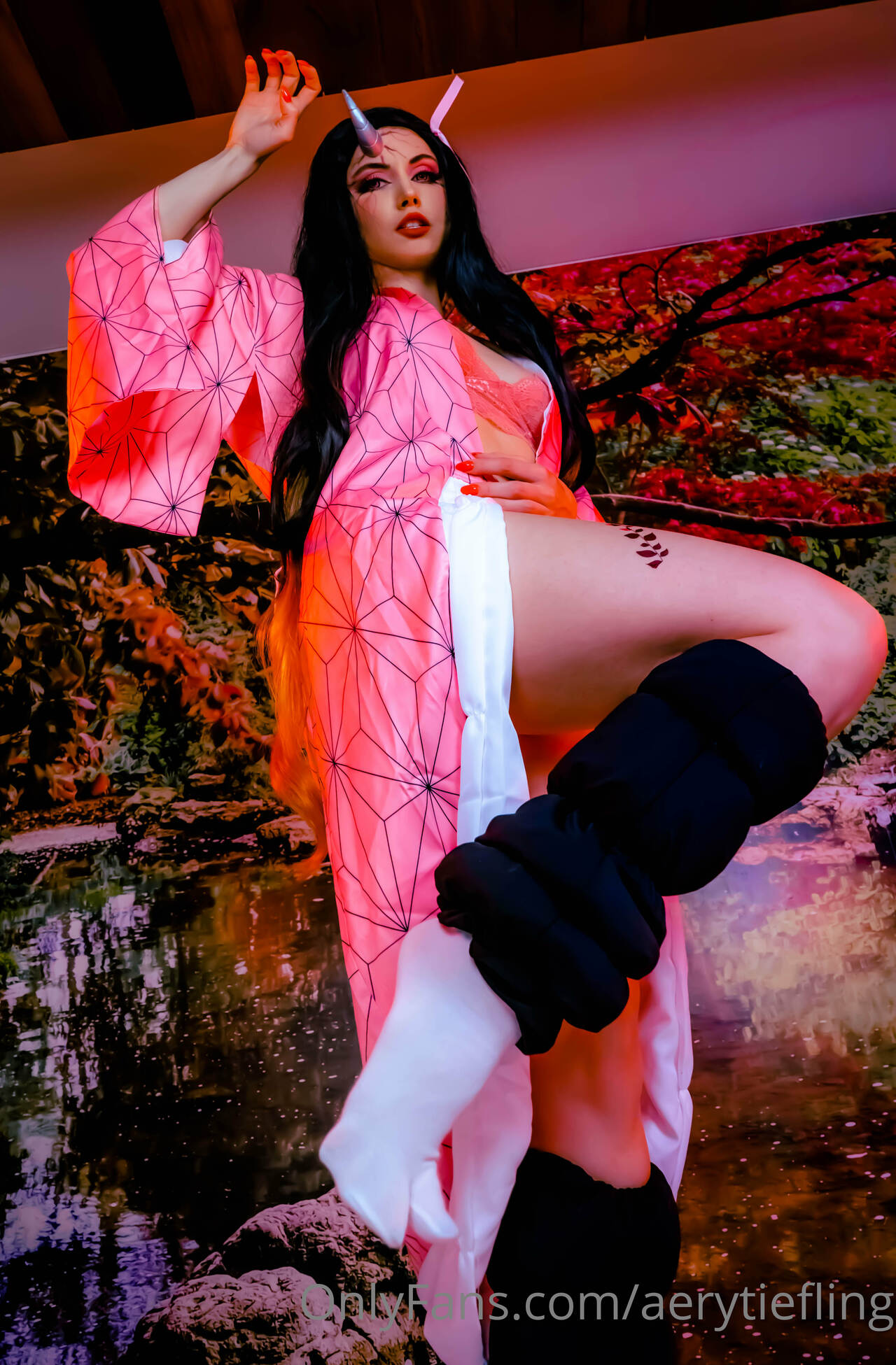 Aery Tiefling - Nezuko Kamado Aery Tiefling - Nezuko Kamado