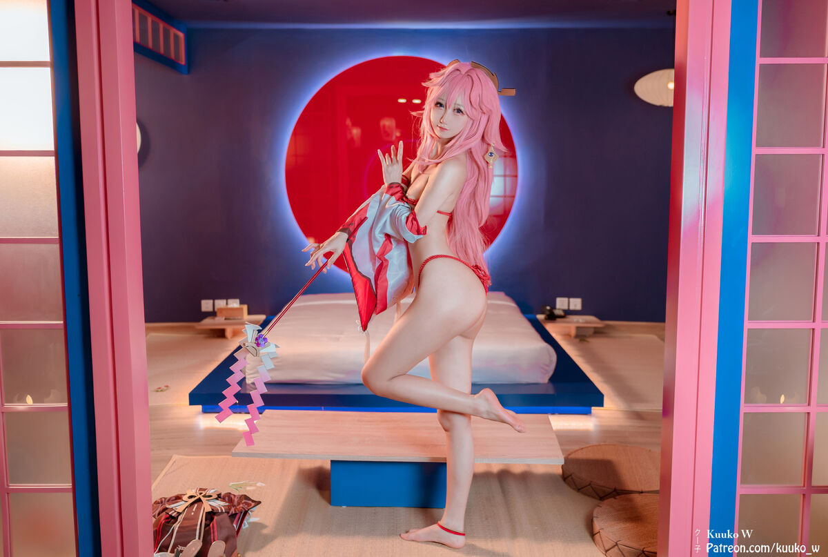 Coser@Kuukow - クー子 - Yae Miko (38P) Coser@Kuukow - クー子 - Yae Miko (38P)