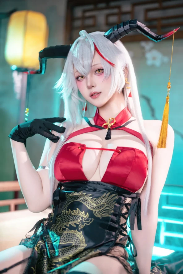 Yukako - Azure Route Egil cheongsam 5 Yukako - Azure Route Egil cheongsam
