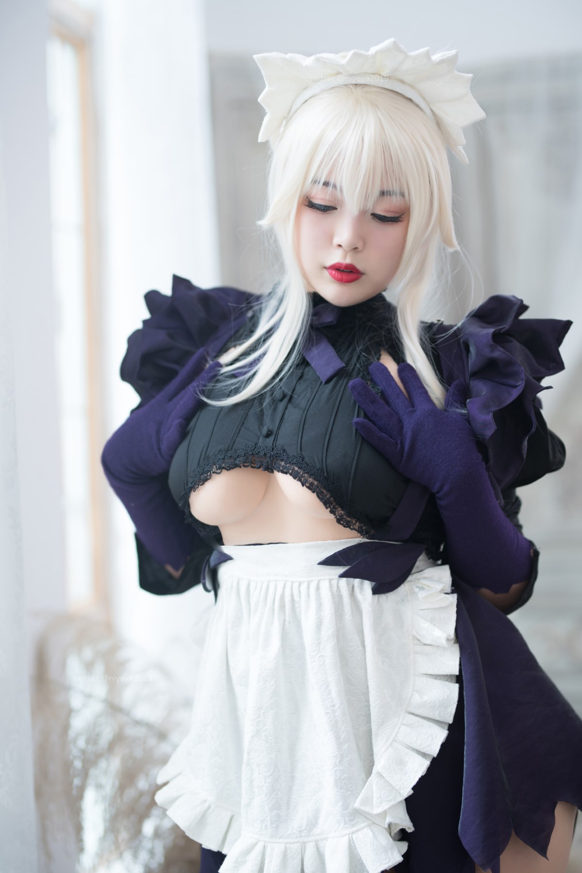 Coser@ White Wo Vol.054 黑枪呆女仆 Coser@ White Wo Vol.054 黑枪呆女仆