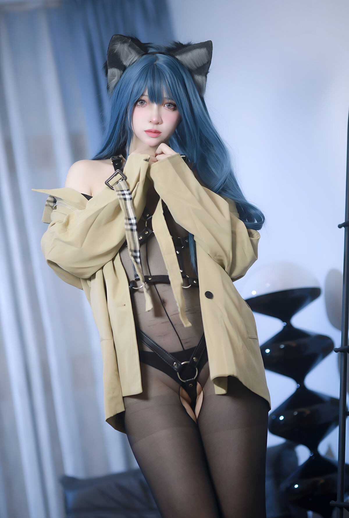 Coser@ Crazy Cat SS - Cat Ear Strap-On (71P) Coser@ Crazy Cat SS - Cat Ear Strap-On (71P)