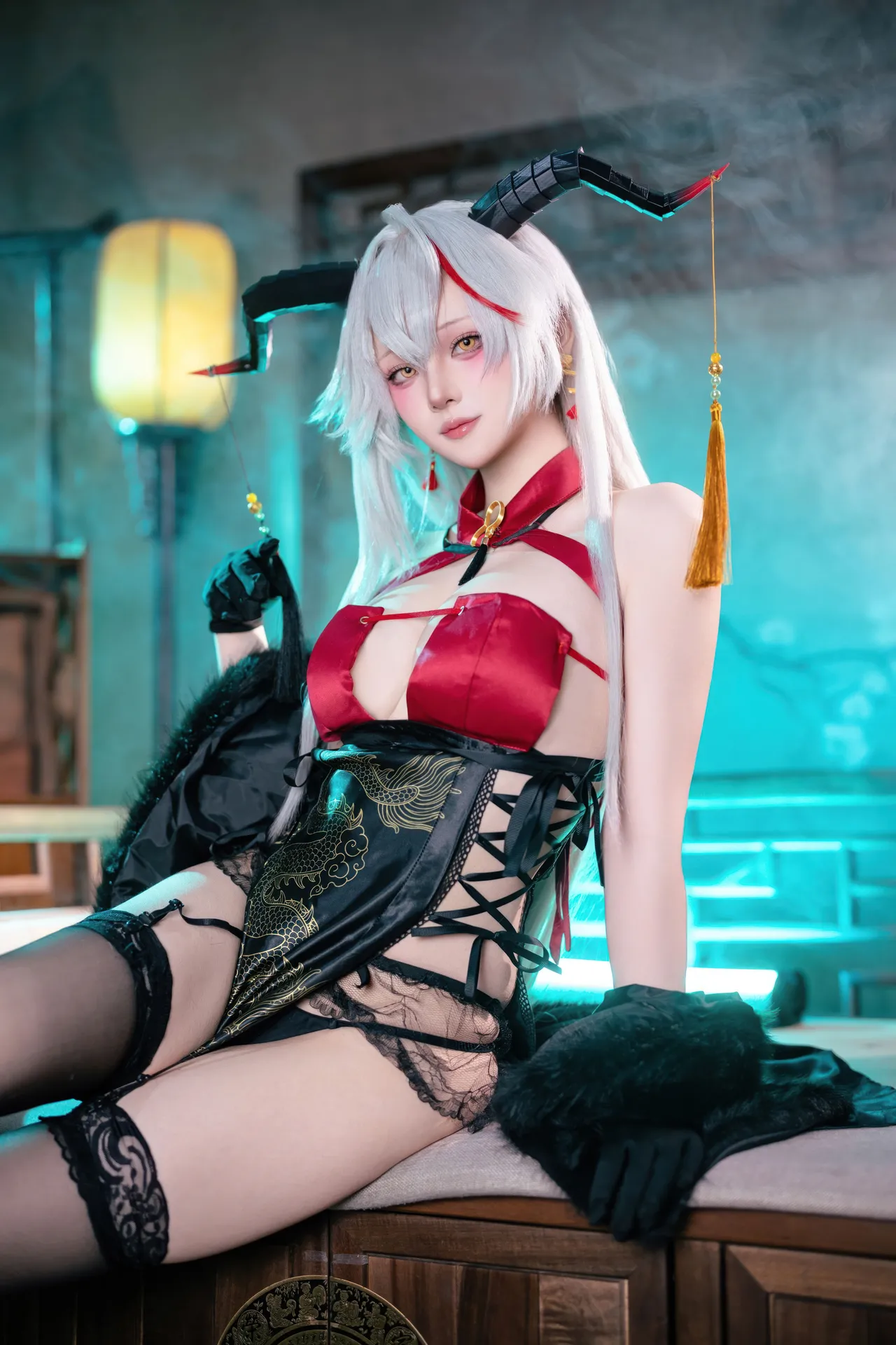 Yukako - Azure Route Egil cheongsam Yukako - Azure Route Egil cheongsam