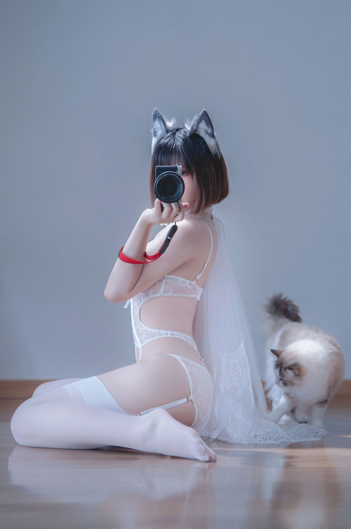 Coser@ Half and a Half - Pure White Bride (23P - 2V) Coser@ Half and a Half - Pure White Bride (23P - 2V)