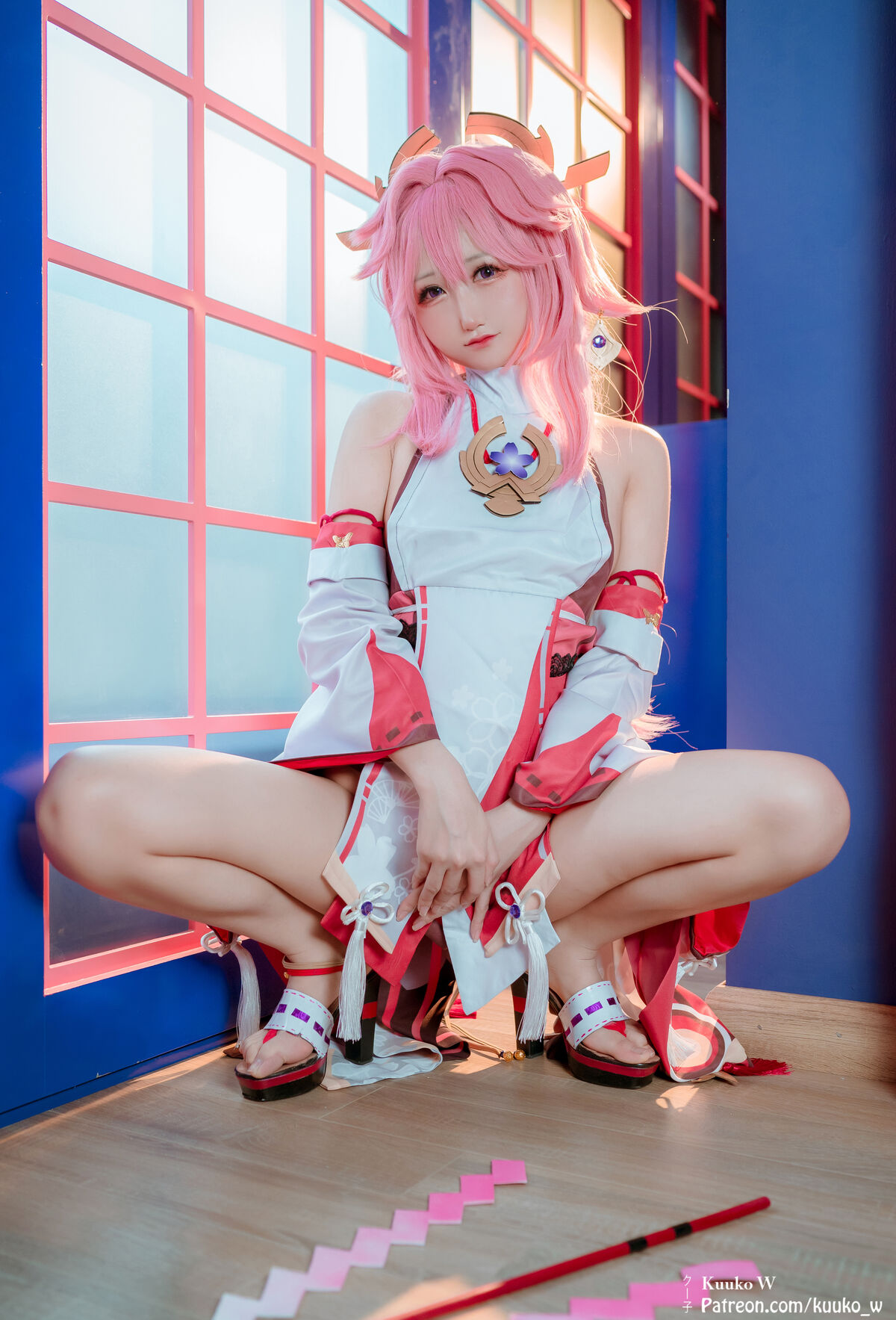 Coser@Kuukow - クー子 - Yae Miko (38P) Coser@Kuukow - クー子 - Yae Miko (38P)