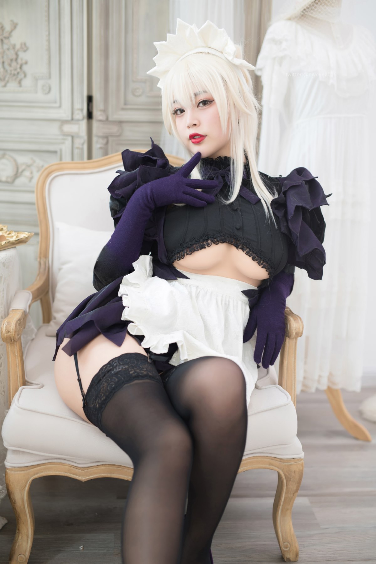 Coser@ White Wo Vol.054 黑枪呆女仆 Coser@ White Wo Vol.054 黑枪呆女仆