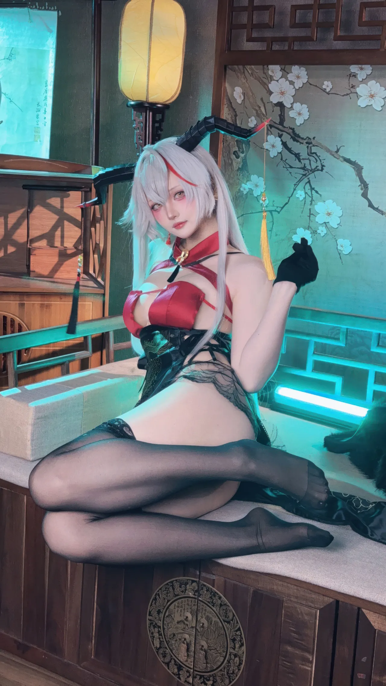 Yukako - Azure Route Egil cheongsam Yukako - Azure Route Egil cheongsam