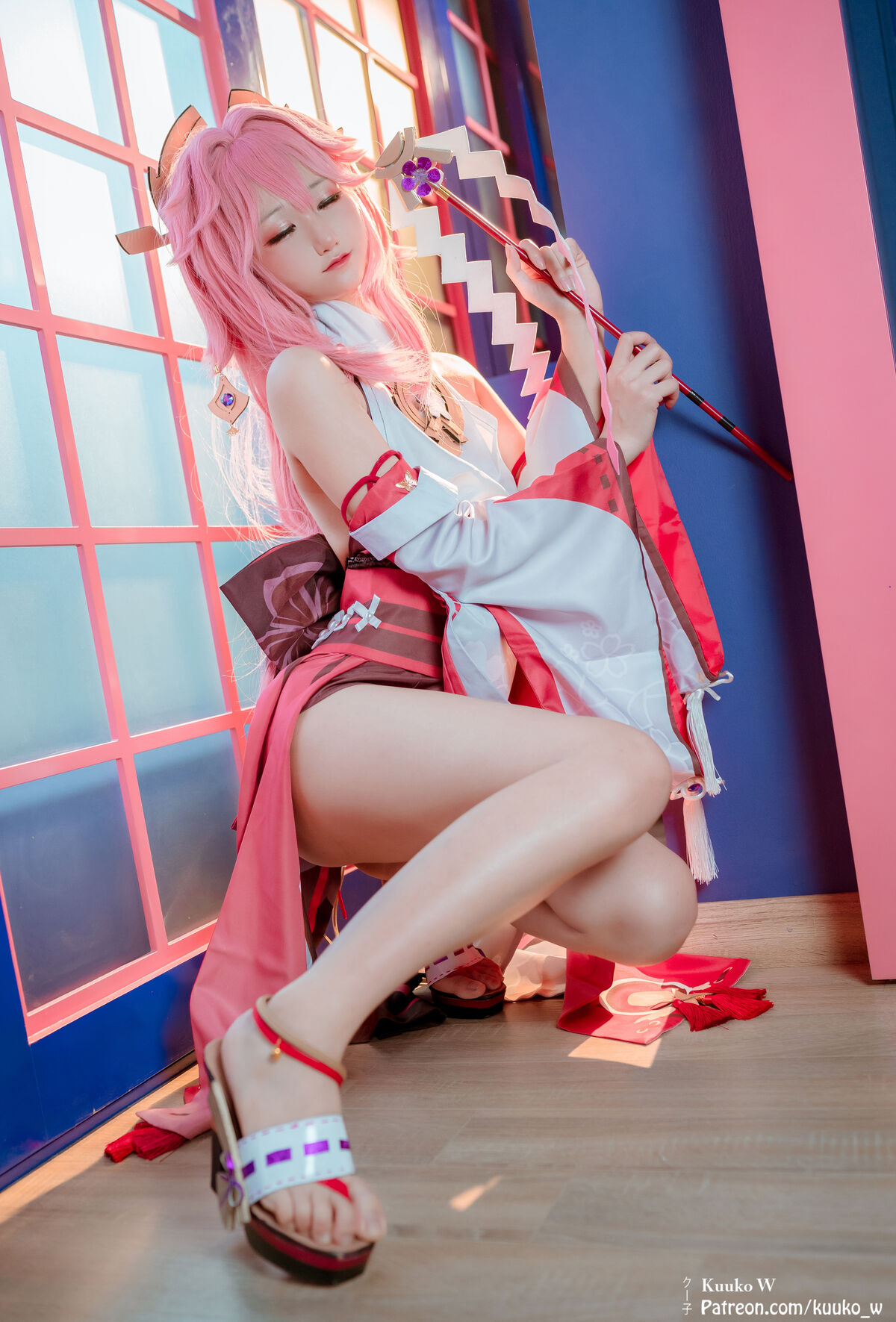Coser@Kuukow - クー子 - Yae Miko (38P) Coser@Kuukow - クー子 - Yae Miko (38P)
